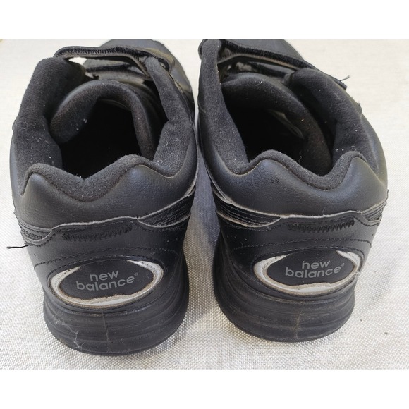New Balance 577 Mens Black Leather Walking Shoes Hook and Loop Size 8.5 4E - Picture 5 of 11